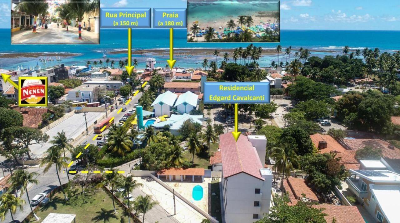 Suite 100M Da Praia De ปอร์โต จิ กาลินญาส ภายนอก รูปภาพ